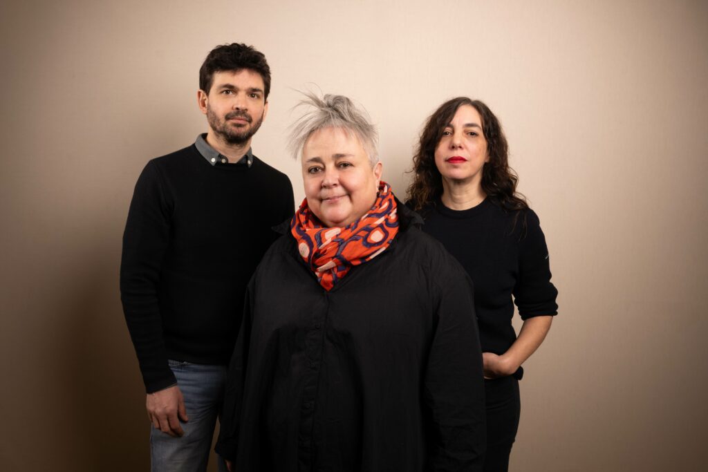 Trio Catherine Delaunay, Sarah Murcia et Bruno Ruder, credit photo Maxim François